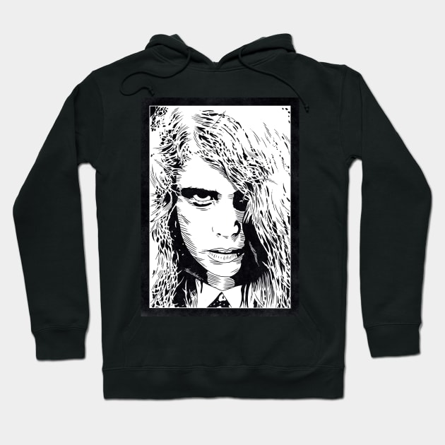 LIVING DEAD GIRL - Night of the Living Dead (Black and White) Hoodie by Famous Weirdos